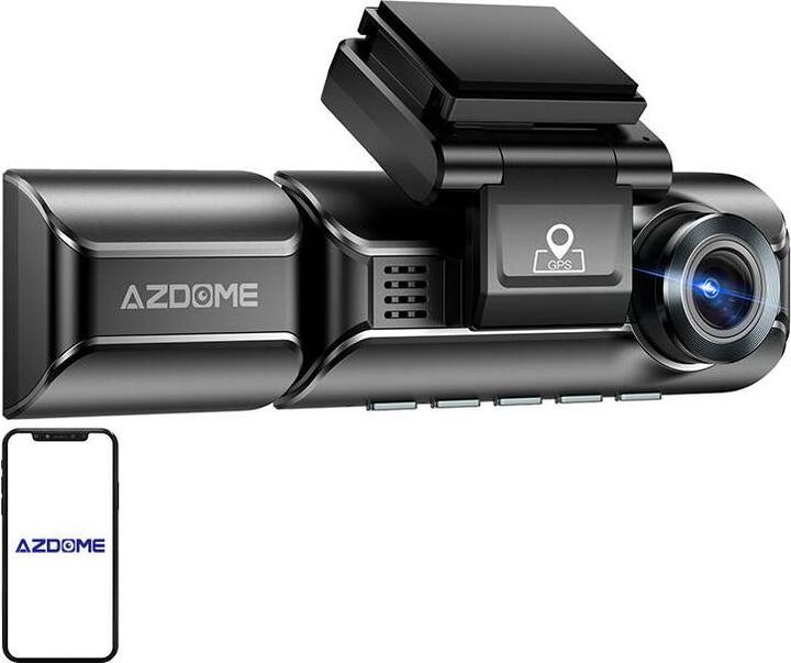 Actual product image AZDome 550Pro Front camera 4K, rear camera 1080p and internal IR camera, WiFi 5G/2.4G, GPS, G-Sensor (Wi-Fi, GPS receiver, Accelerometer, 4K)