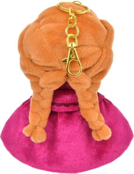 Actual product image Disney Anna plush keyring pendant