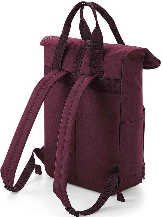 Actual product image Bagbase Unisex Adult Roll Top Twin Handle Backpack (14 l)