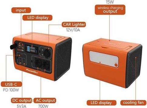Actual product image Bluetti EB55 (537 Wh, 7.50 kg)