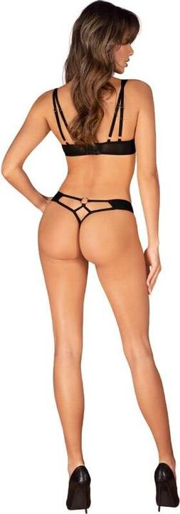 Actual product image Obsessive Nesari Zweiteiliges Schrittloses Set Schwarz (M, L)