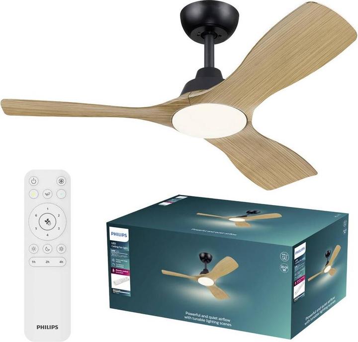 Produktbild Philips Olas Deckenventilator mit LED-Beleuchtung (50 dB)