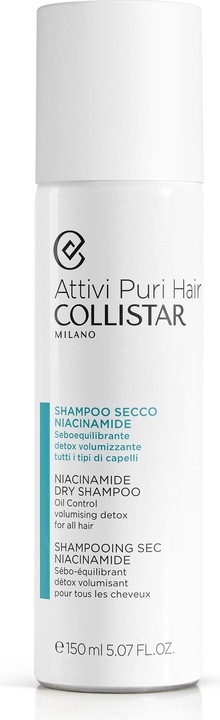 Collistar Hair Care Niac Dry Shampoo Oil Detox 150 ml (150 ml, Trockenshampoo)