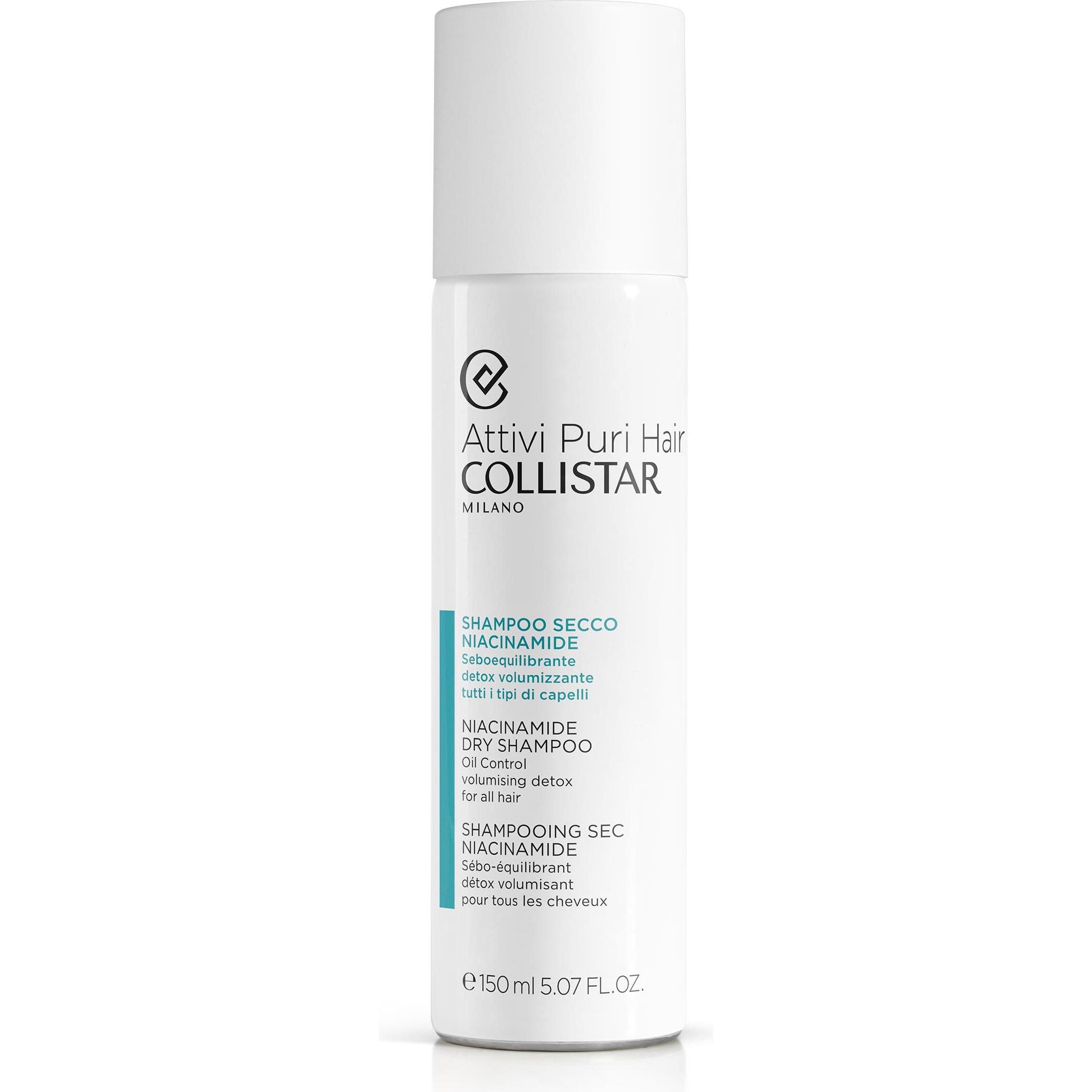 Collistar, Shampoo, Hair Care Niac Dry Shampoo Oil Detox 150 ml (150 ml, Trockenshampoo)