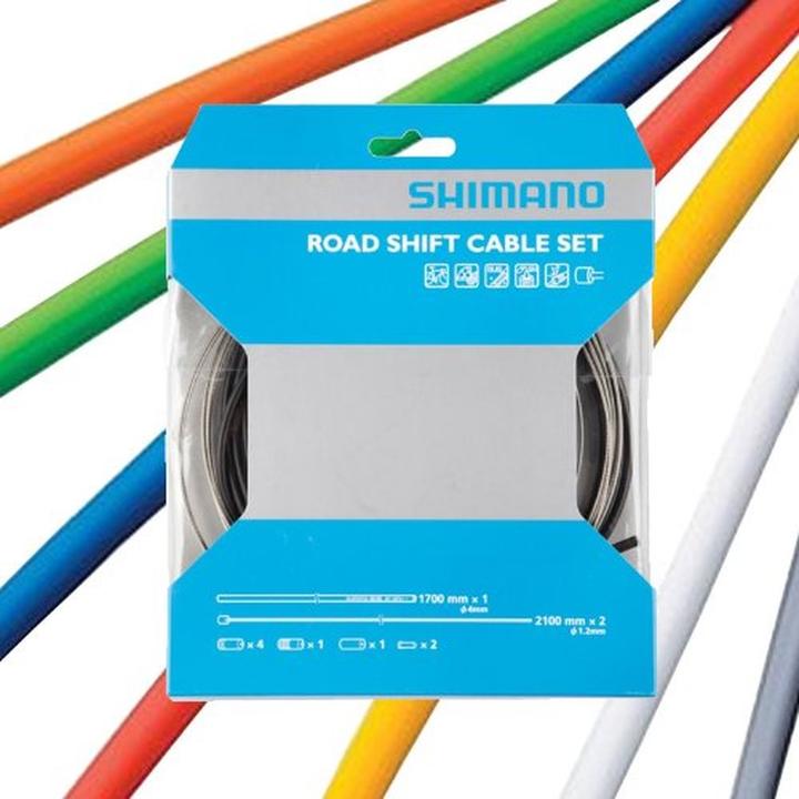 Actual product image Shimano Dura-Ace cable set polymer coated