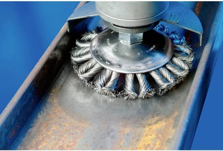 Produktbild Pferd Kegelbürste Ø 125 mm M14 Drahtstärke 0,5 mm Gusseisen 15 mm 15000 min-¹