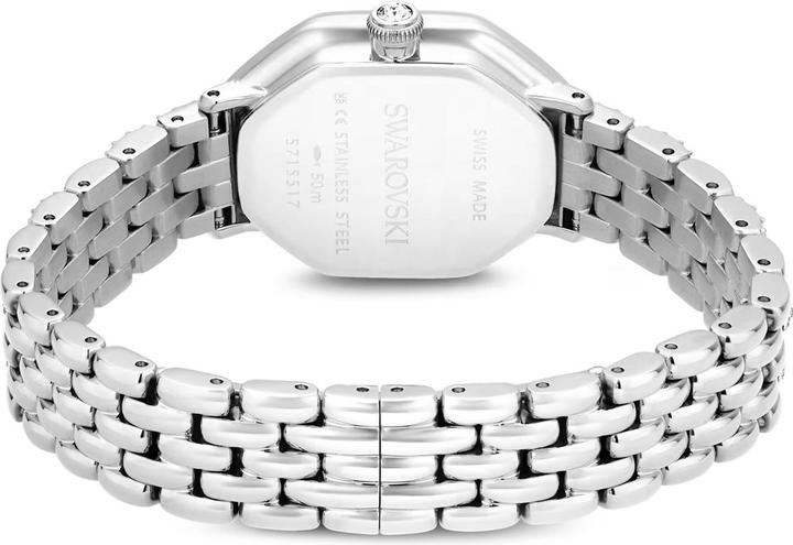 Actual product image Swarovski Inspired by Timeless Elegance with Octagonal Design and Crystal Accents (Watch with gemstone)