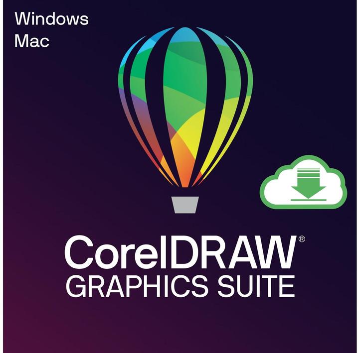 Produktbild Corel CorelDraw Graphics Suite 2026 ESD, EDU, Voll., Win/Mac (unbegrenzt)