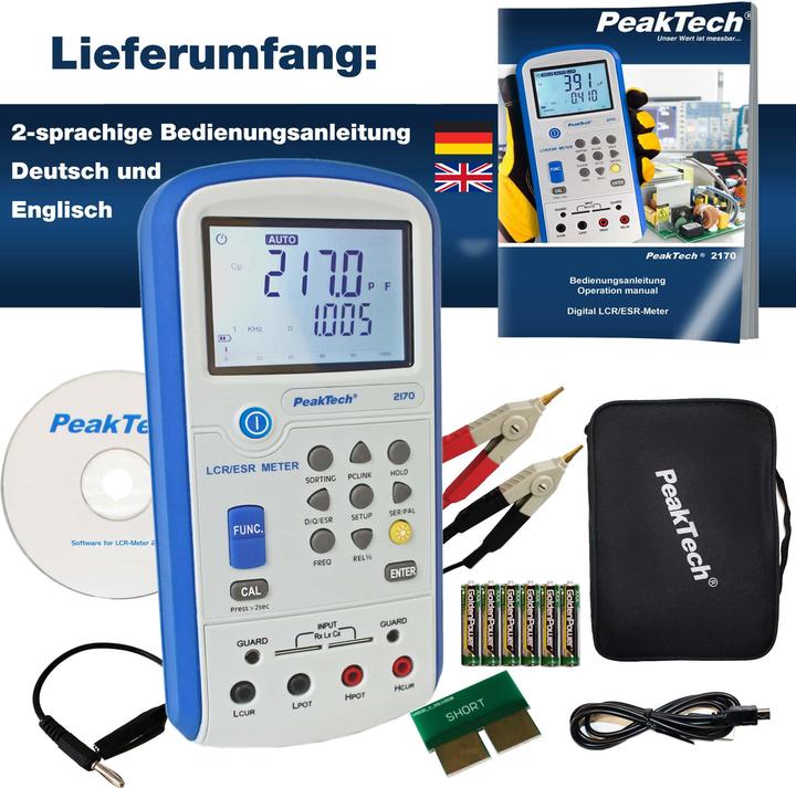 Image du produit Peaktech P 2170 LCR-mètre