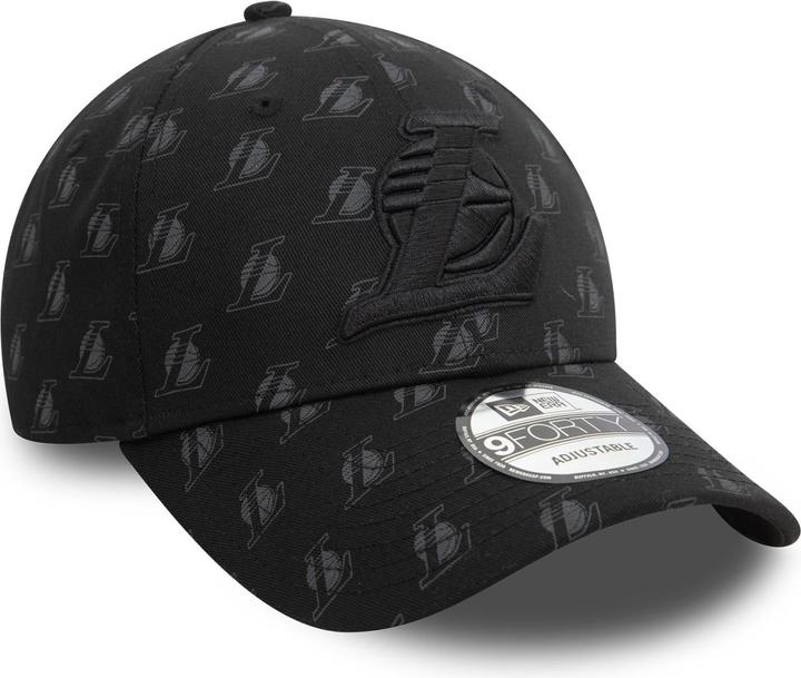 Actual product image New Era 9Forty Strapback Cap MONOGRAM Los Angeles Lakers (One size)