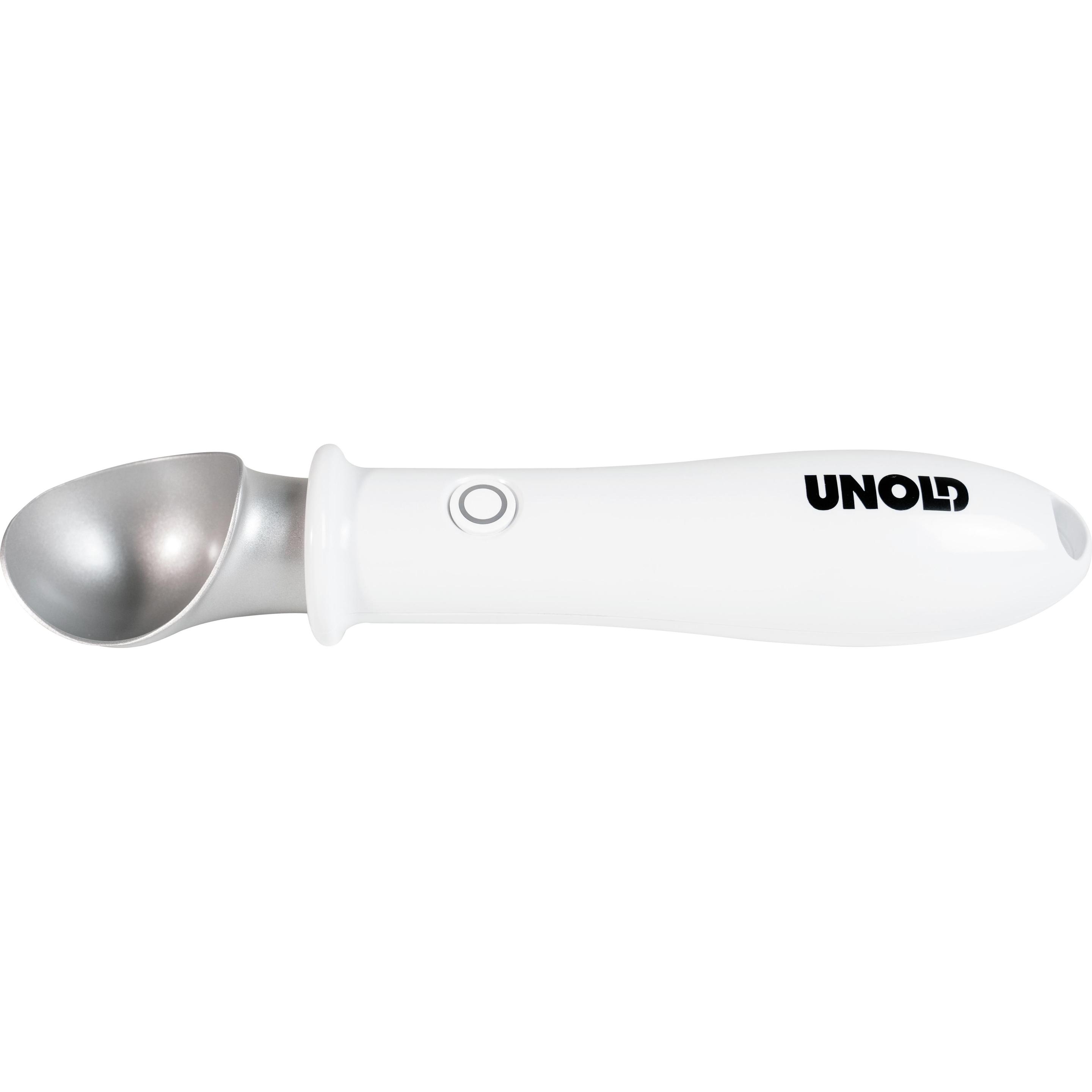 Unold UNO Eisportionierer Carlo, Servierbesteck, Weiss