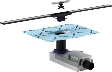 Produktbild Geberit Rohbauset für Duschrinnen (395 mm)
