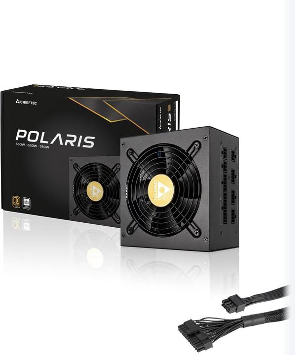 Produktbild Chieftec Polaris /, 2.4, 80 PLUS, Aktives PFC (550 W)