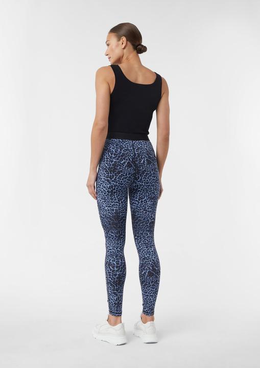 Comma Leggins Jersey-Leggings mit All-over-Leo-Print (34, 36)
