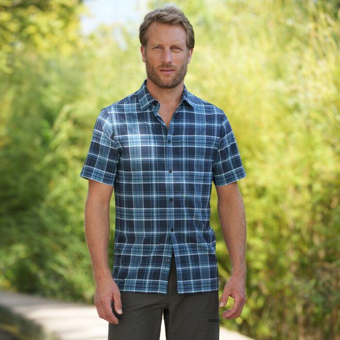 Immagine prodotto HTA Herren Outdoorhemd kariert aus Polyester (M)