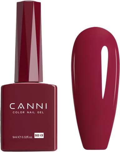 Actual product image Canni Gel lacquer 9013 UV/LED (Red-Brown, UV gel varnish)