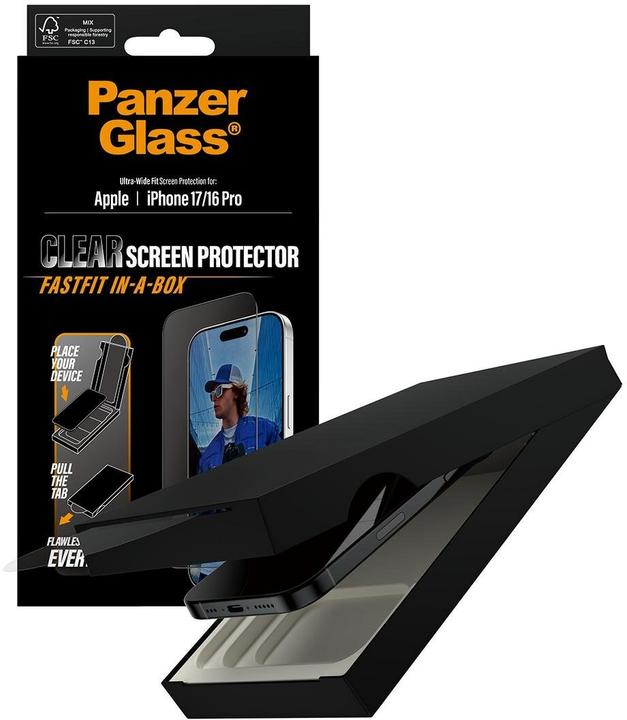 Immagine prodotto PanzerGlass Ultra Wide Fit (1 pz., Apple iPhone 17)