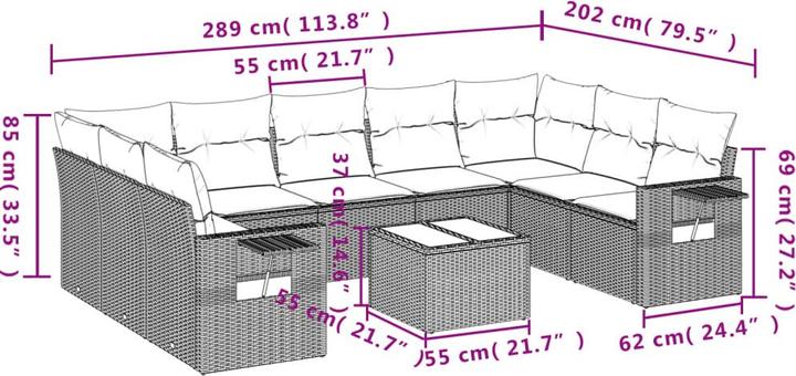 Produktbild vidaXL Nili