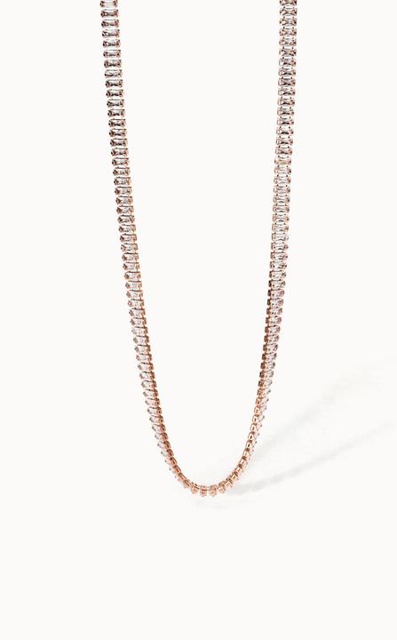 Image du produit Purelei Crystal Glow Kette (Acier inoxydable, Acier inoxydable 18K plaqué or rose, Acier inoxydable plaqué or 18 carats)