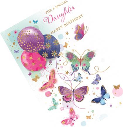 Produktbild Simon Elvin Grusskarte For A Special Daughter Happy Birthday 6erPack Karton (6 Stk.)