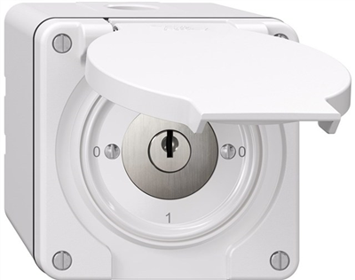 Actual product image Feller EDIZIOdue Schlüsselschalter