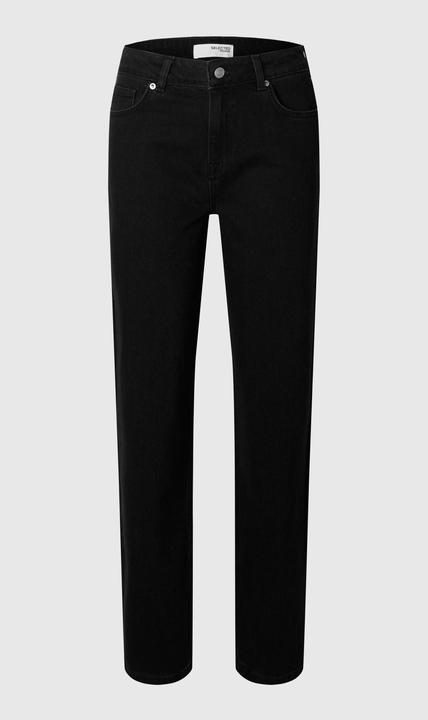 Produktbild Selected Femme Slfalice Mw Straight Black Jeans Noos (W30/L34)