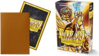 Actual product image Arcane Tinman ART11106 - Matte - Gold Pontifex Japanese Size (60) Card Sleeves