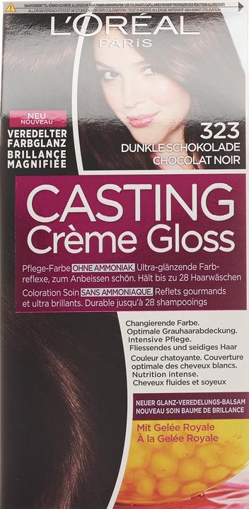 Actual product image L'Oréal Paris Casting Cream Gloss (323 Dark chocolate)