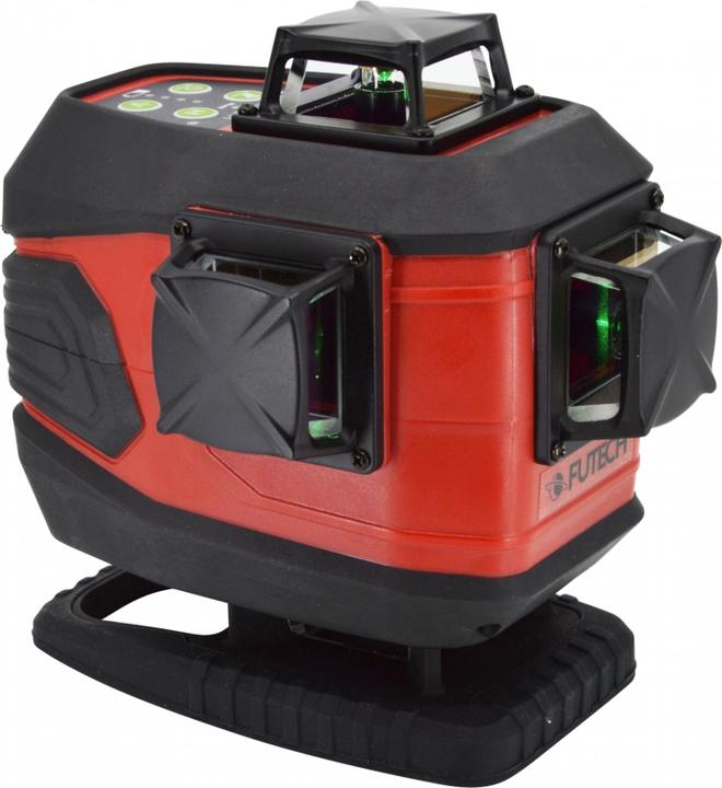 Productafbeelding Futech Multicross 4D Elektronische Kruislijnlaser Groen in foedraal - 034.4DE