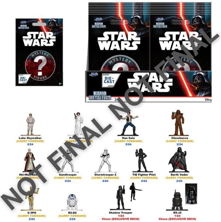 Image du produit Jada Star Wars Blind Pack Nanofigs, 13-sort.