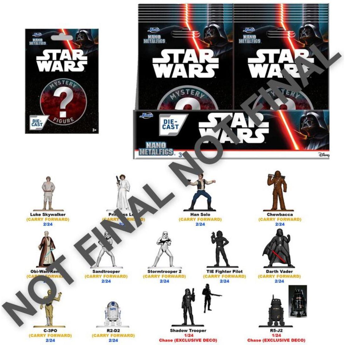 Jada Star Wars Blind Pack Nanofigs, 13-sort.