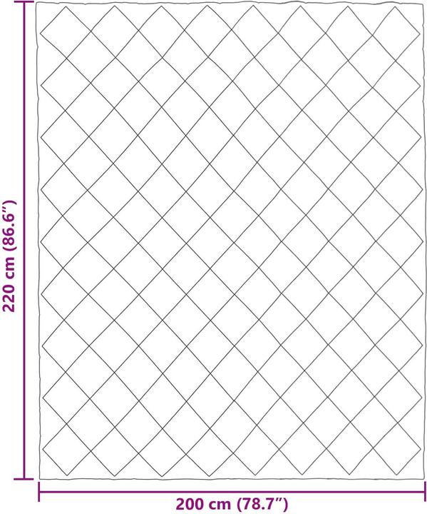 Produktbild vidaXL Moderne Bettwäsche (Duvetbezug, 200 x 220 cm)