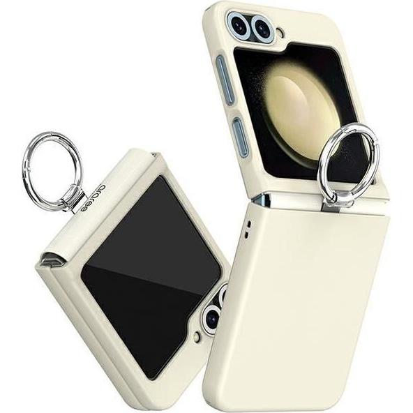 GCS etui Aero Flex R Sam Z Flip6 kremowy/crema AR20-02022B (Samsung Galaxy Z Flip6), Cover smartphone, Bianco