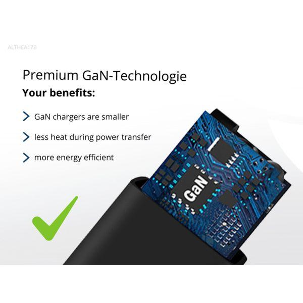 Produktbild Conceptronic Ladegerät 3Port 67W,2xUSB-C,3-in-1 USB-A PD sw (67 W, 3 Ports)