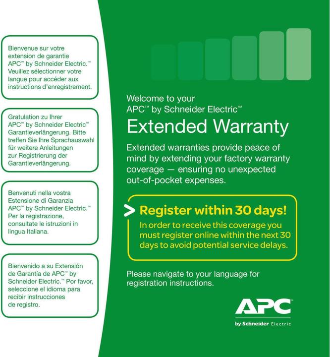 APC Warranty extension by 1 year