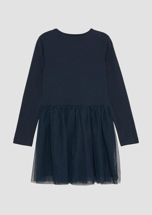 Immagine prodotto S.Oliver Kleid Jersey-Kleid mit Tüllrock und Glitzer-Print (98)