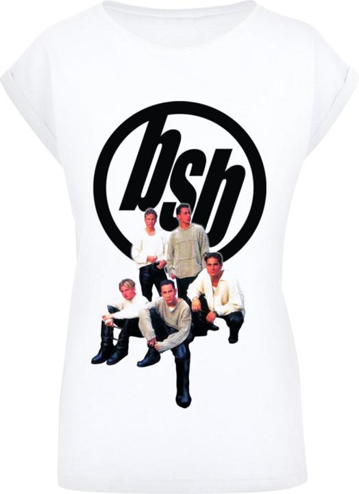 Produktbild Merchcode Ladies Backstreet Boys - Vintage Logo Extended Shoulder Tee - 111603 (S)