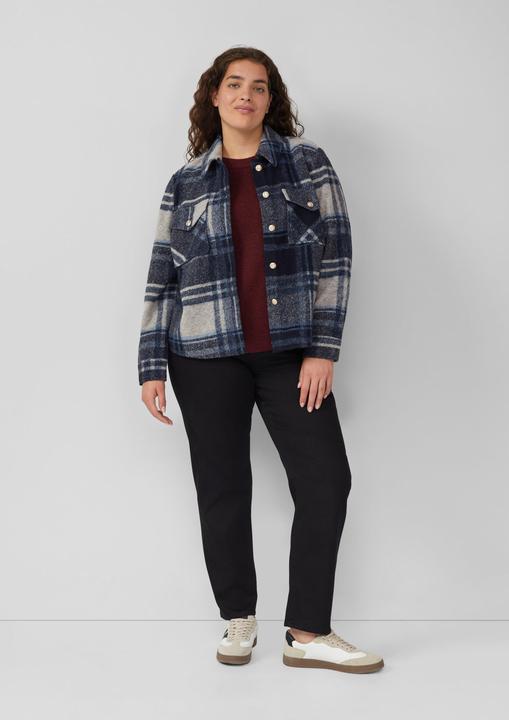 Produktbild s.Oliver Strickpullover Kurzarmpullover aus Alpakamix (46)