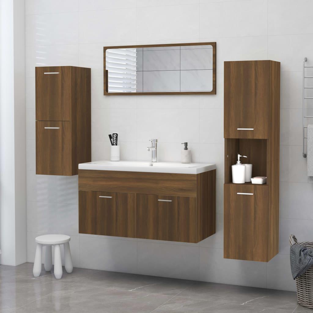 Thumbnail - VidaXL, Badezimmerschrank, Olivera (30 x 30 x 130 cm)