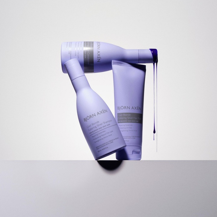 Actual product image Björn Axen Cool Blonde - Colouring Silver Shampoo (250 ml, Silver shampoo)