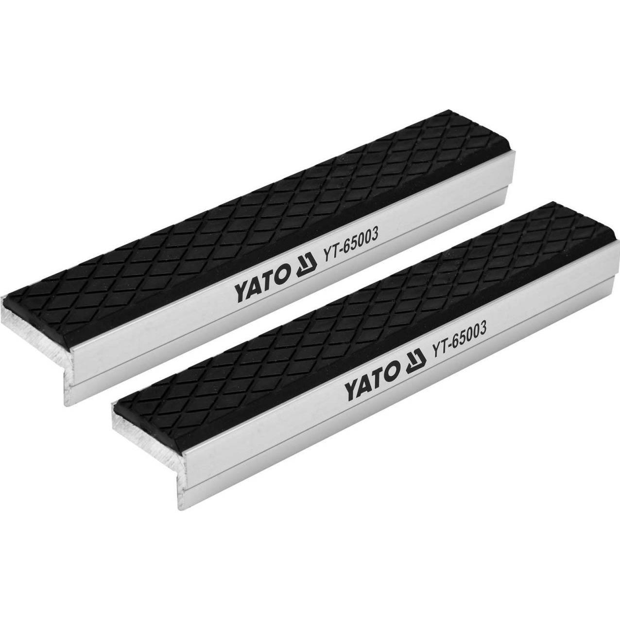 Yato, Schraubstock + Zwinge, Profi Schraubstock-Schutzbacken 150mm Aluminium mit Soft-Beschichtung YT-65003