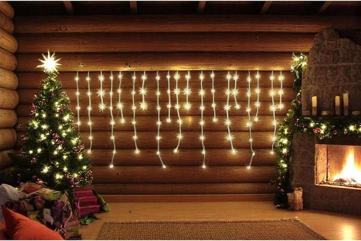 Image du produit Dameco LED Vorhang Outdoor «Icicle» 400 cm x 80 (4 m)