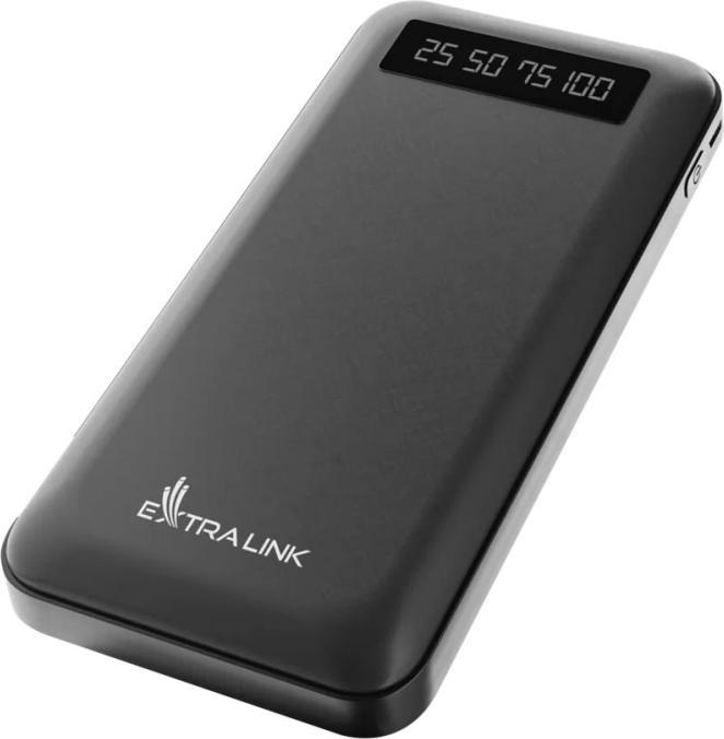 Actual product image Extralink EX.19607 power bank Lithium Polymer (LiPo) Black (10000 mAh, 10 W, 37 Wh)