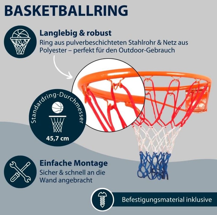 Actual product image Hudora Slam it Basketball Set, 3 pieces