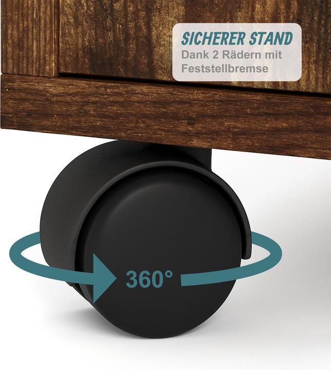 Produktbild Relaxdays Rollcontainer (40 x 40 x 65 cm)