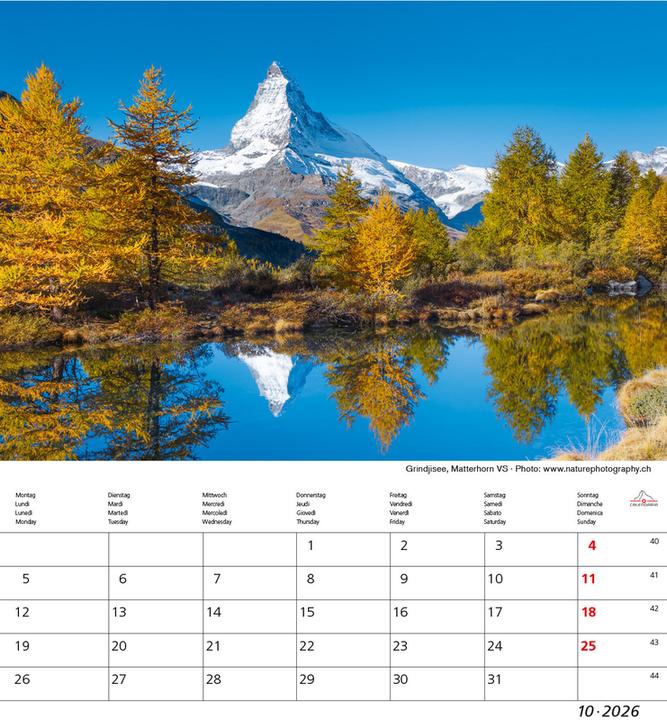 Produktbild Matterhorn 2026 (21 x 24 cm)