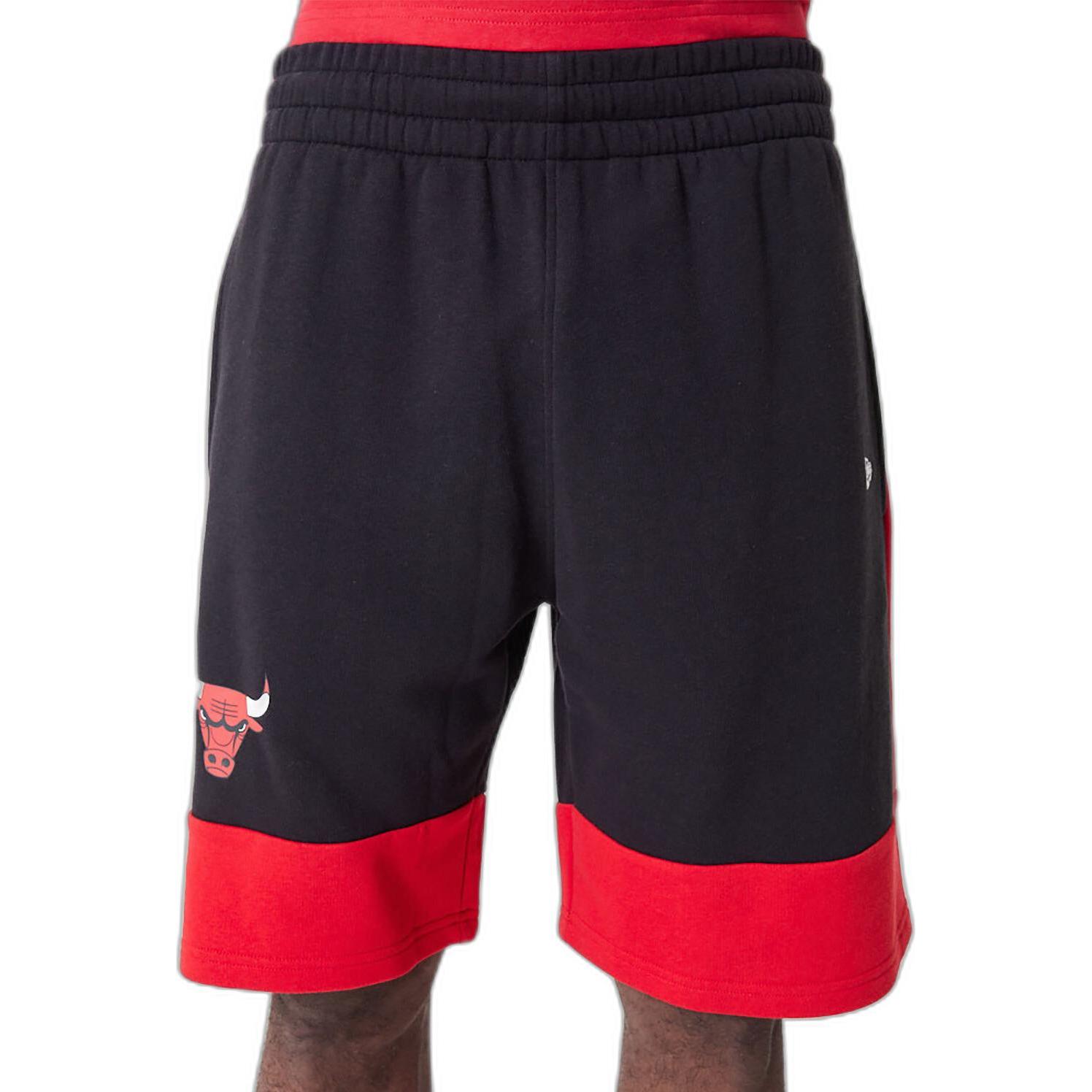 New Era, Herren, Shorts, NBA Chicago Bulls Colorblock Shorts Herren, Schwarz, (M)