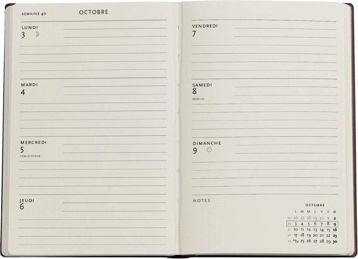 Actual product image Paperblanks PAPERBLAN Agenda Natsu 2026 FF0964-2 1W/2S HOR Mini SC FR 9.5x14cm (1 week / 2 pages)