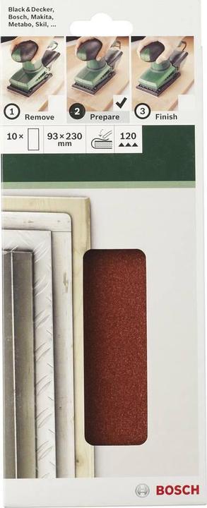 Produktbild Bosch Zubehör Schwingschleifpapier-Set ungel (120, 180, 60)