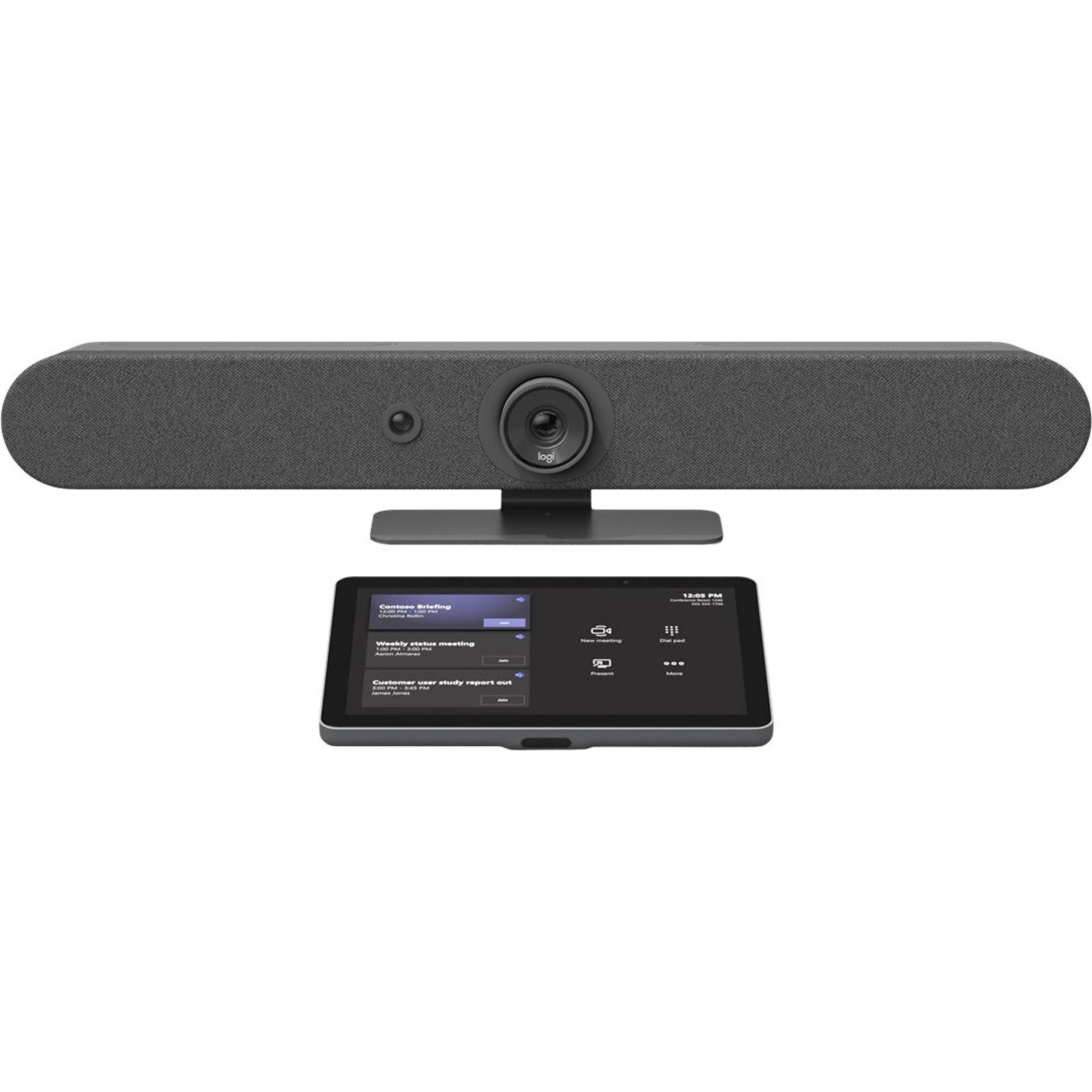 Logitech Rally Bar Mini + Tap IP, Dispositivo per conferenze, Grigio